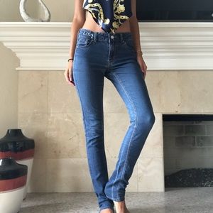 H&M skinny blue jeans